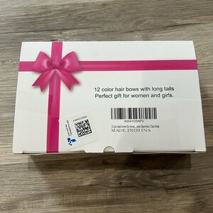 Pink Hair Bows with Long Tails